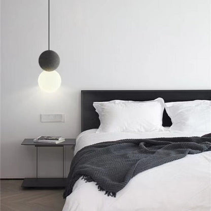 Avi Suspension LED Moderne Métal Noir Chambre Salon