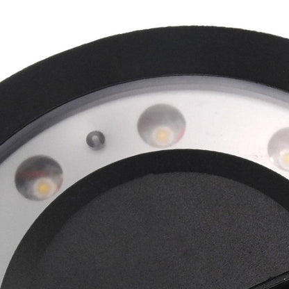 Ray Wall Lamp Flying Saucer, Metal LED, Black, Outdoor