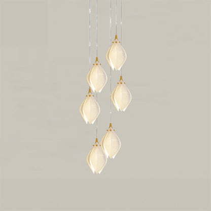 Suspension en métal et céramique Olivia, pour salon ou chambre
