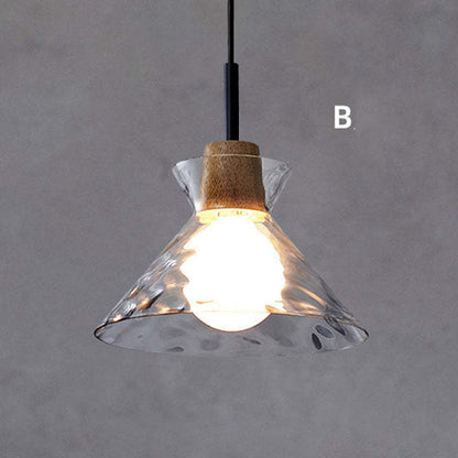 Arisha minimalistische geometrische Glas-Pendelleuchte, Esszimmer