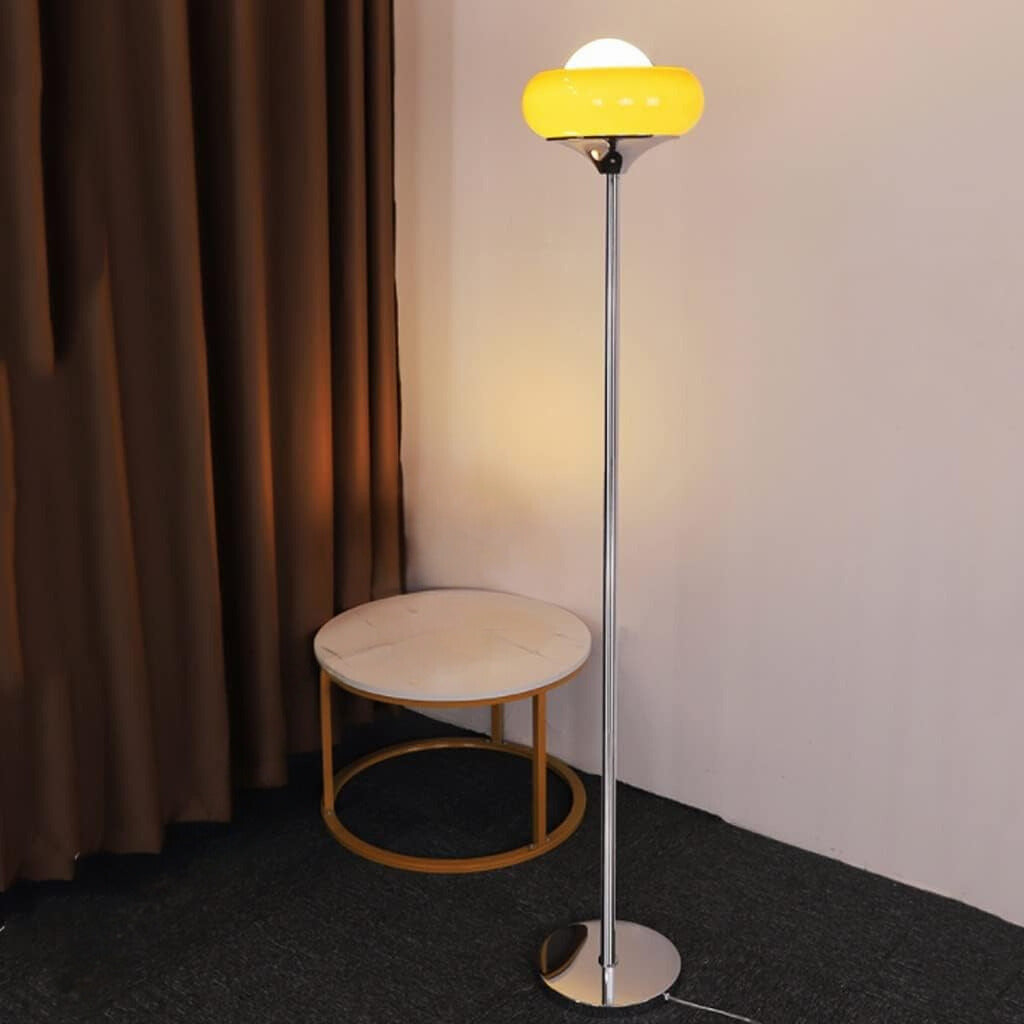 Lampadaire haut moderne en vitrail Morandi