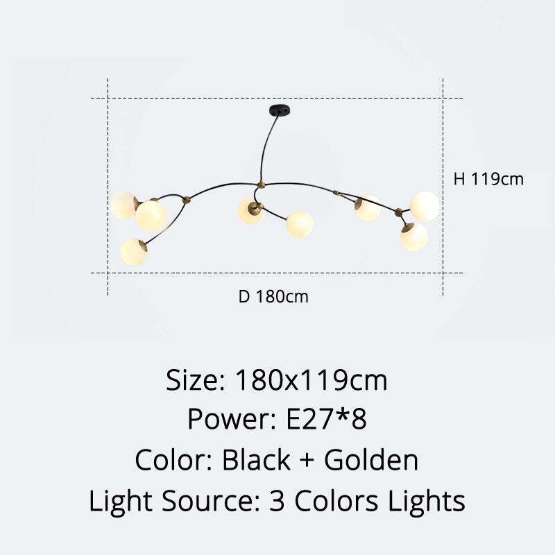 Valentina Minimalist Elegant Unique Branch Chandeliers, Living Room