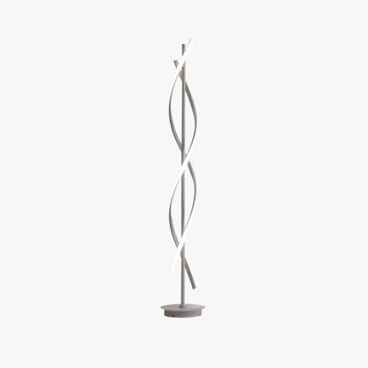 Mira Postmodern Linear Floor Lamp, Black/White