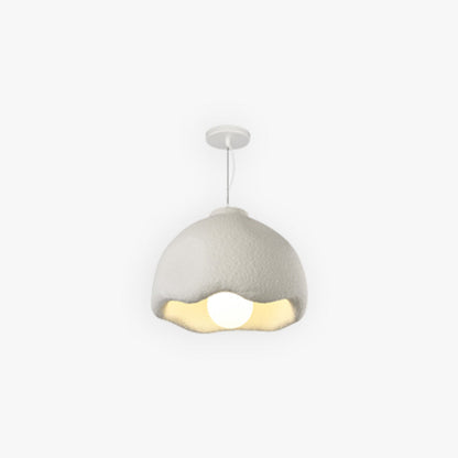 Avi Blumenförmige Pendelleuchte, weiß, Wohnzimmer, Schlafzimmer