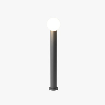 Ray Modern – Support de lampe circulaire en métal, éclairage d'extérieur, noir