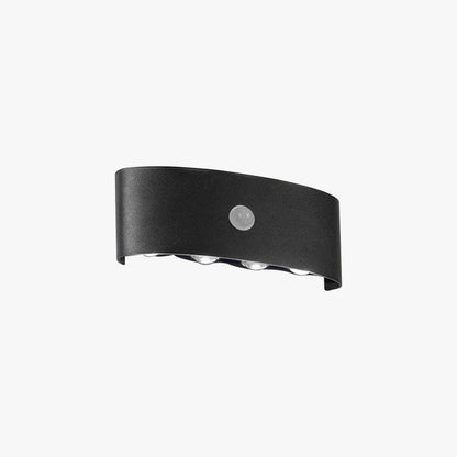 Ray Modern Simple Metal/ Fixtures Up And Down LED Light Wall Lamp, Black/White