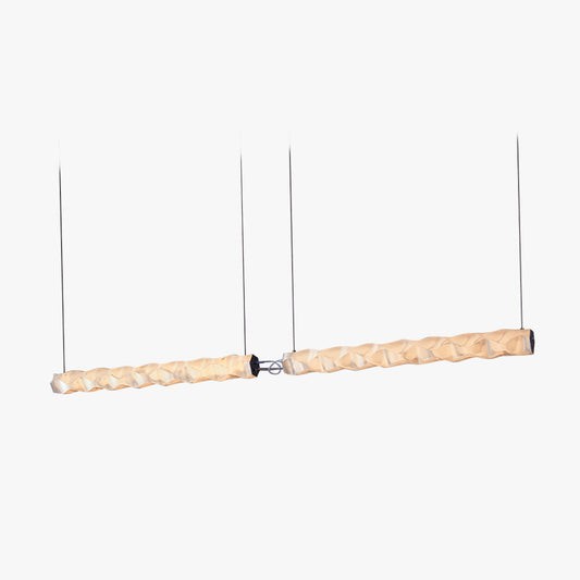 Arisha Designer plissierte moderne Streifen-Pendelleuchte, Esszimmer