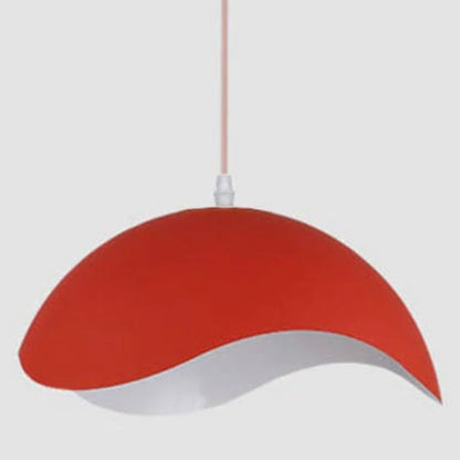 Valentina Colorful Shade Single Pendant Lights, Wood & Metal