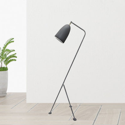 Morandi Moderne Metallbecher-Stehlampe in Schwarz, mehrfarbig