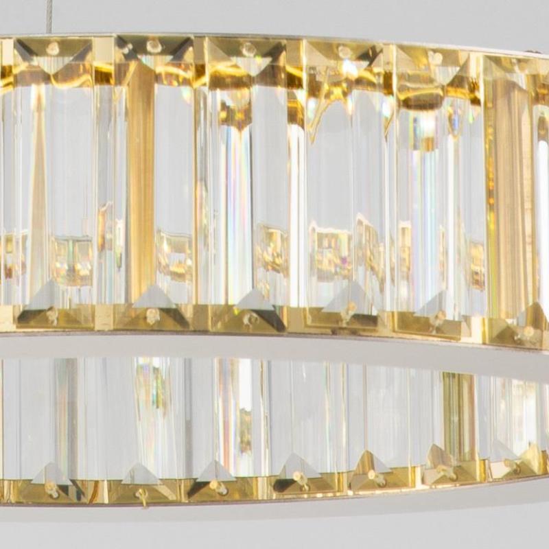 Kristy Elegant Round Crystal Chandelier, Clear