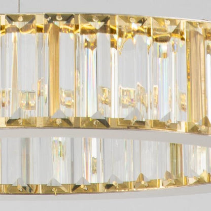 Kristy Elegant Round Crystal Chandelier, Clear