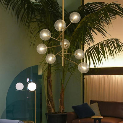 Valentina Bubble Branch Kronleuchter aus Glas/Metall, Küche/Esszimmer