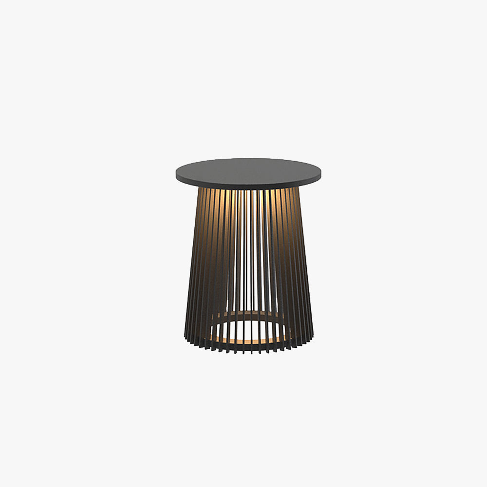 Ray Table Metal Lampe de sol rechargeable/solaire en métal et extérieur