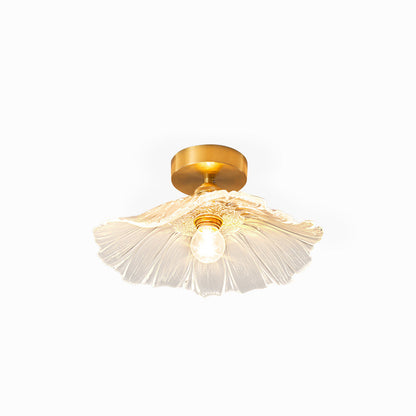 Plafonnier/Suspension en verre Calia Flower