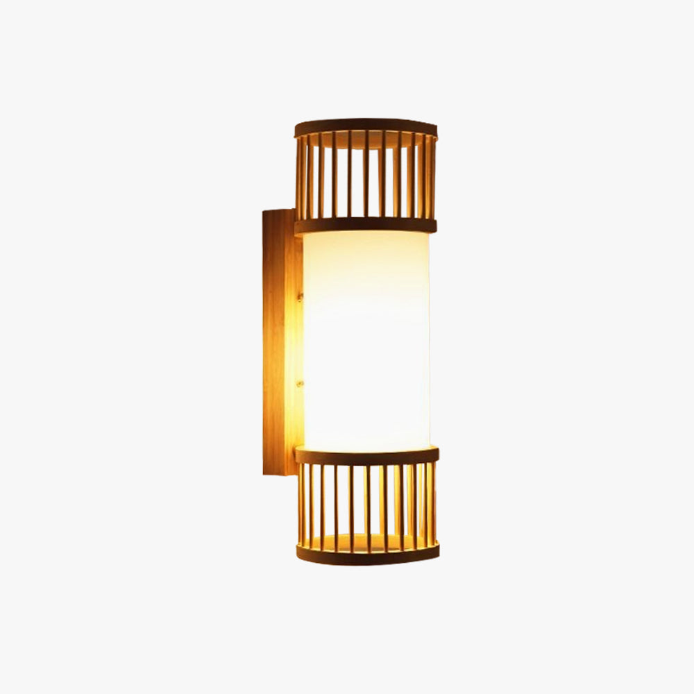 Ritta Applique Rustique, Muto Rotin Tissage LED, Applique Murale de Couloir