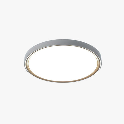 Arisha Minimalist Round/Square Metal/ Flush Mount Ceiling Light, Gold