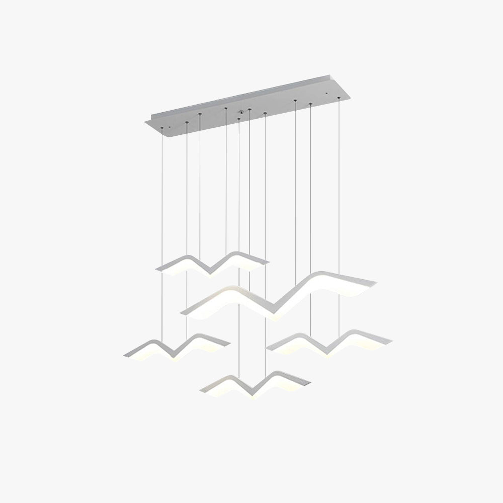Lampe à suspension moderne Arisha Seagull, 3 styles