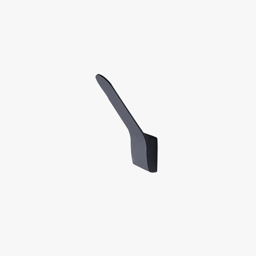 Ray Minimalist Tilt Linear Metall-Außenwandleuchte, Schwarz