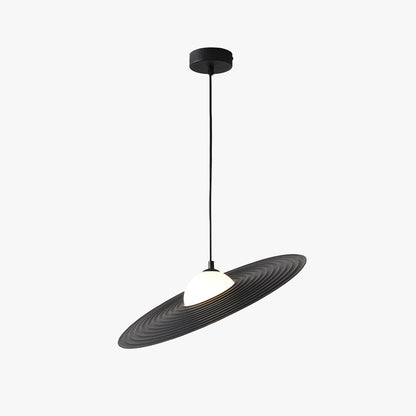 Arisha Minimalist Star Ring Pendant Light,Black/White
