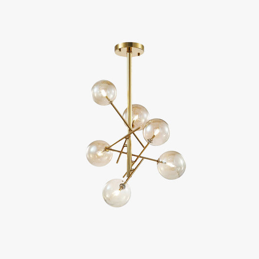 Valentina Bubble Branch Kronleuchter aus Glas/Metall, Küche/Esszimmer