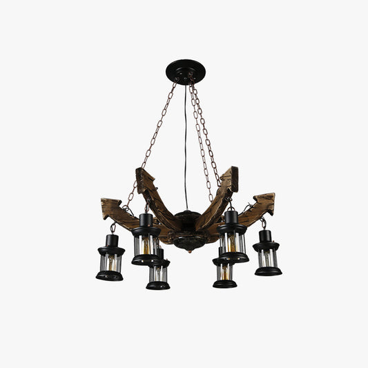 Epoch hanglamp midden eeuw/modern, metaal/hout, eetkamer