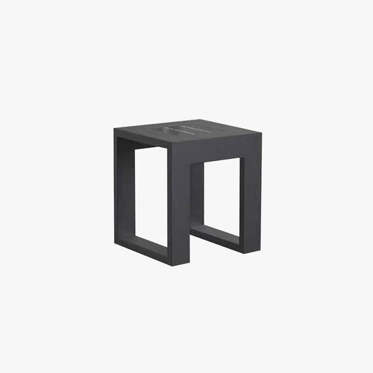 Ray Simple Hollow Cube Metall/Außenstehlampe, Schwarz