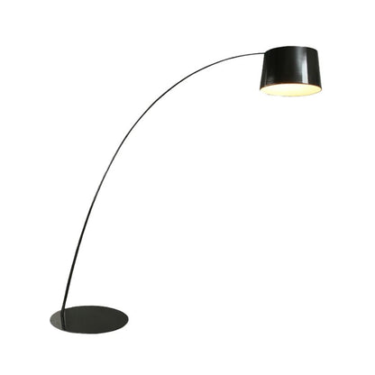Eryn Floor Lamp Cool Modern, Metal Arc, Black/White/Red/Blue, Bedroom
