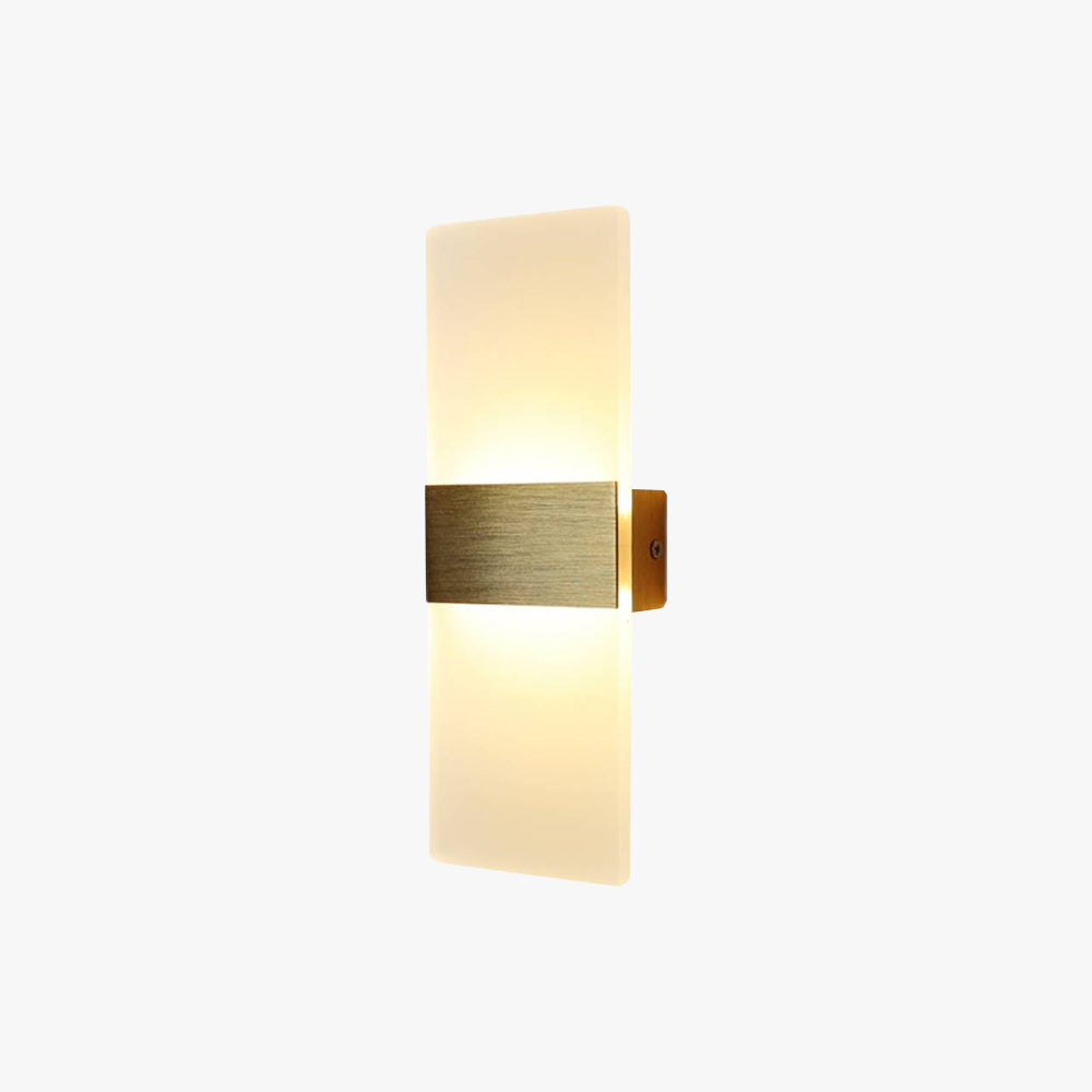 Arisha Rectangular Wall Lamp, 3 Colour