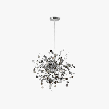 Olivia Artsy Classy Cluster Fireworks Pendant Light, Stainless steel