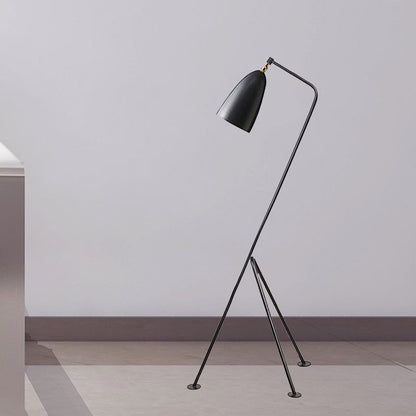 Morandi Moderne Metallbecher-Stehlampe in Schwarz, mehrfarbig