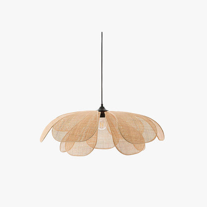 Aiko Handmade Pendant Light, Rattan/Willow Weave