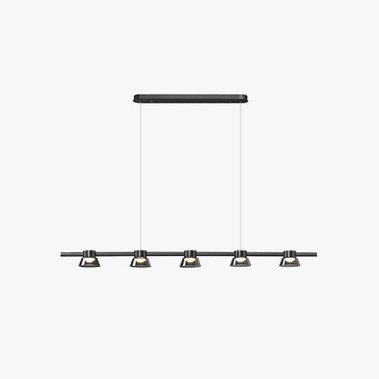 Arisha Modern Linear Metal Pendant Light,Black