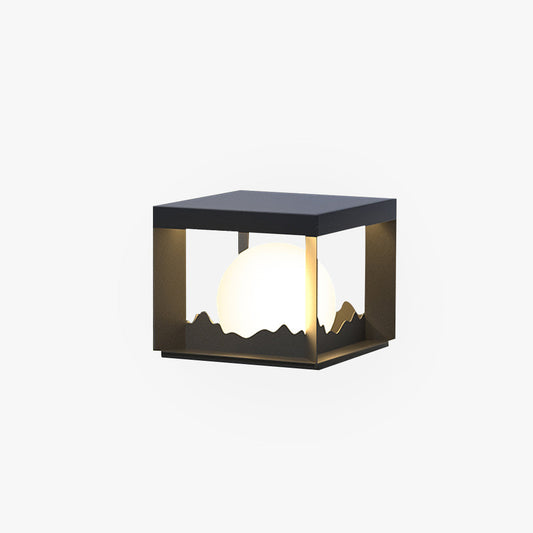 Ray Moderne Mountain Metall-Außenlampe, warmes Licht