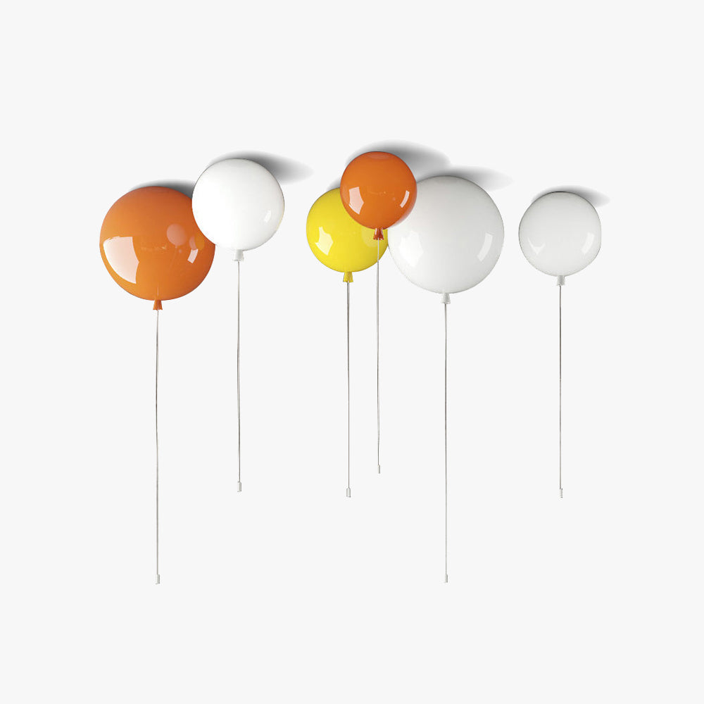 Plafonnier brillant Aria, plafonnier ballon, chambre à coucher