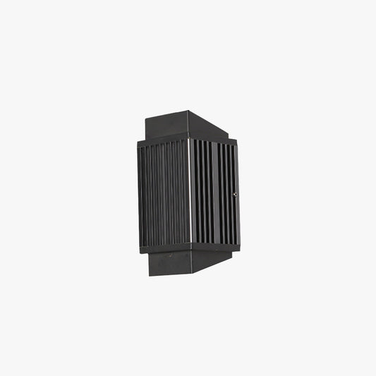 Ray moderne ronde/rechthoekige metalen/buitenwandlamp, zwart