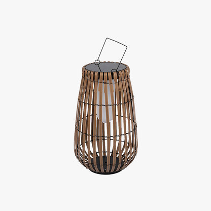 Ray Retro Lantern Solar-/wiederaufladbare Außenstehleuchte, Braun