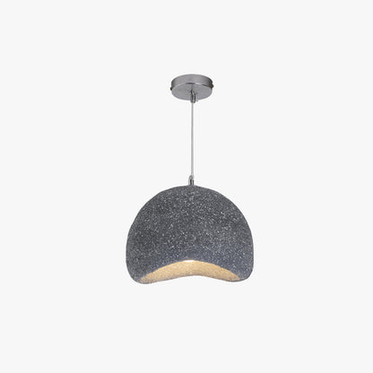 Avi Wabi Sabi Bread Shape Resin Pendant Light, 2 Color