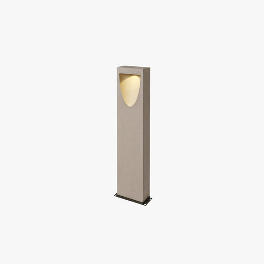 Ray moderne steenreflectie buitenpadlamp, grijs