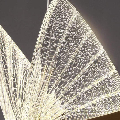 Arisha Art Deco Butterfly Pendant Light, 2 Color