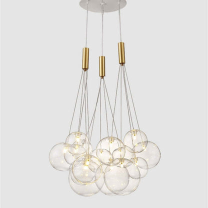 Valentina Glass Globe Bubble Pendant Light LED Stary