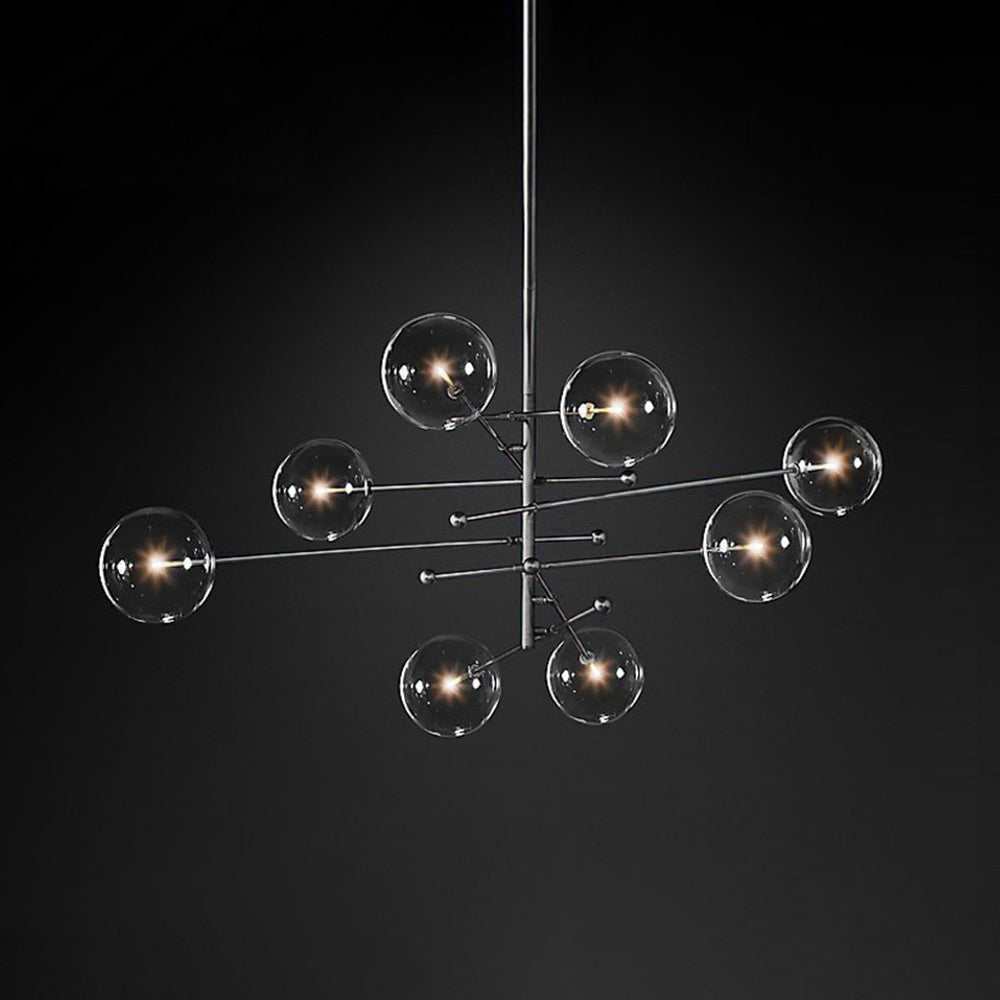 Lampe à suspension à bulles transparentes nordiques modernes Valentina