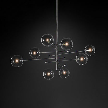 Lampe à suspension à bulles transparentes nordiques modernes Valentina