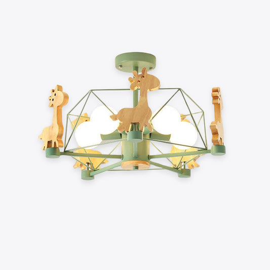 Arisha Giraffes LED-Unterputz-Deckenleuchte