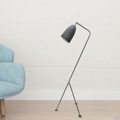 Morandi Moderne Metallbecher-Stehlampe in Schwarz, mehrfarbig