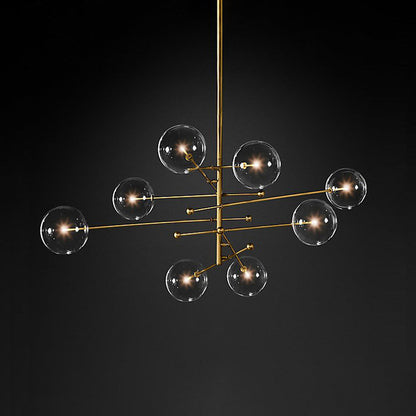Lampe à suspension à bulles transparentes nordiques modernes Valentina