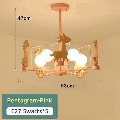 Arisha Giraffes LED Flush Mount Ceiling Light