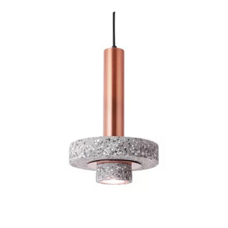 Arisha moderne bunte LED-Pendelleuchte im Art-Deco-Stil, Terrazzo