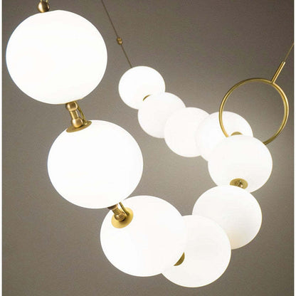 Valentina Postmodern Loft Ball Pendant Lamp Creative Necklace Design