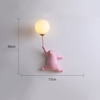 Applique Murale Liseuse Ourson Ballon