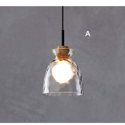 Arisha minimalistische geometrische Glas-Pendelleuchte, Esszimmer